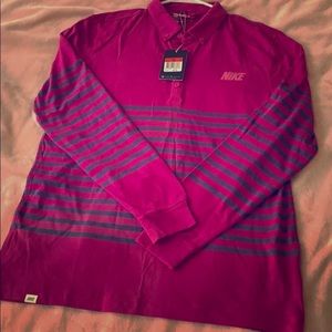 Men’s Nike long sleeve Golf shirt Large